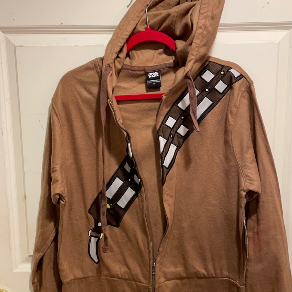Disney authentic NWT size Small STAR WARS CHEWBACCA pajama ,role play double zip - Picture 2 of 9